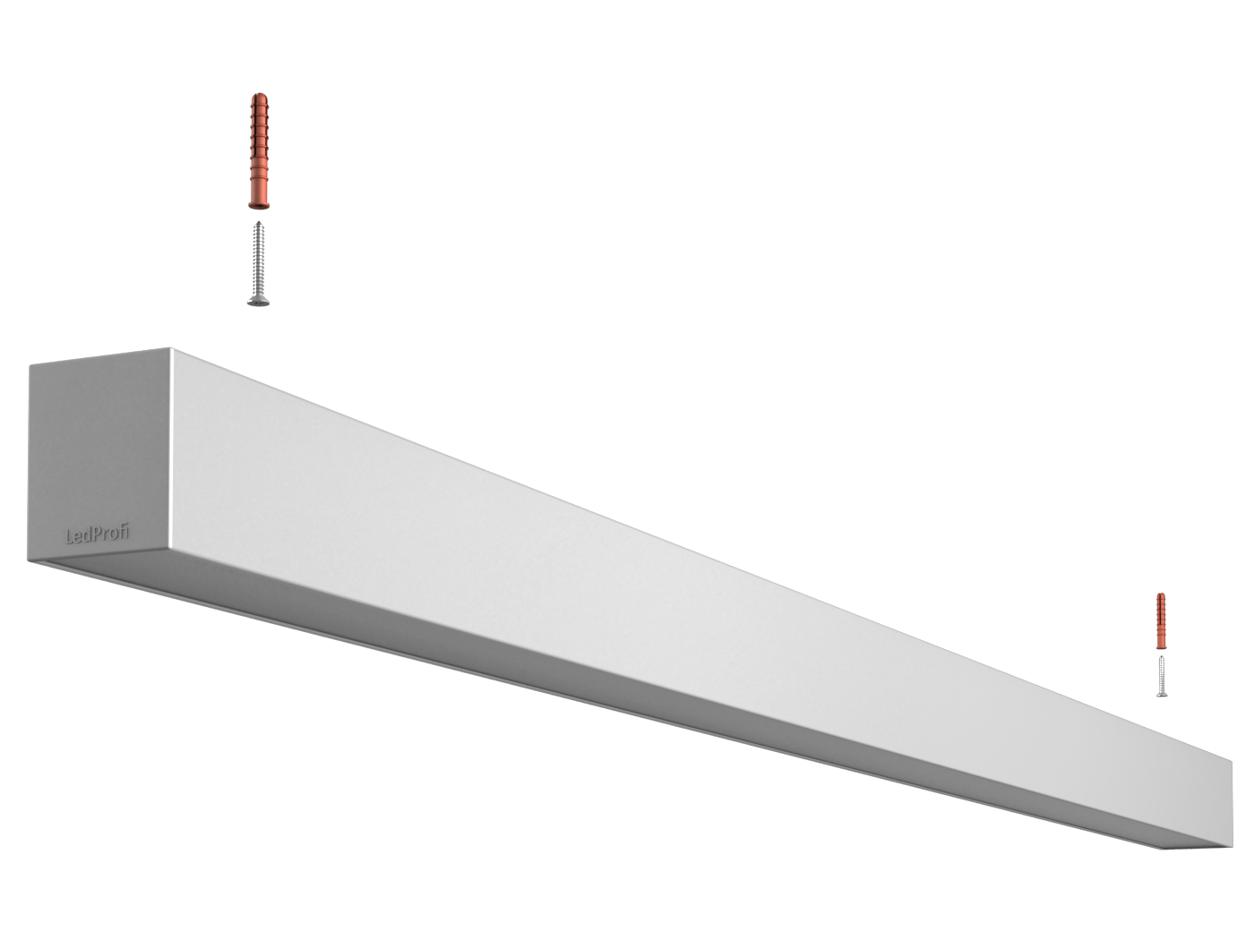 Накладний світильник офісний A-LED-60х70-1500-41-6696, 41W, 1500мм